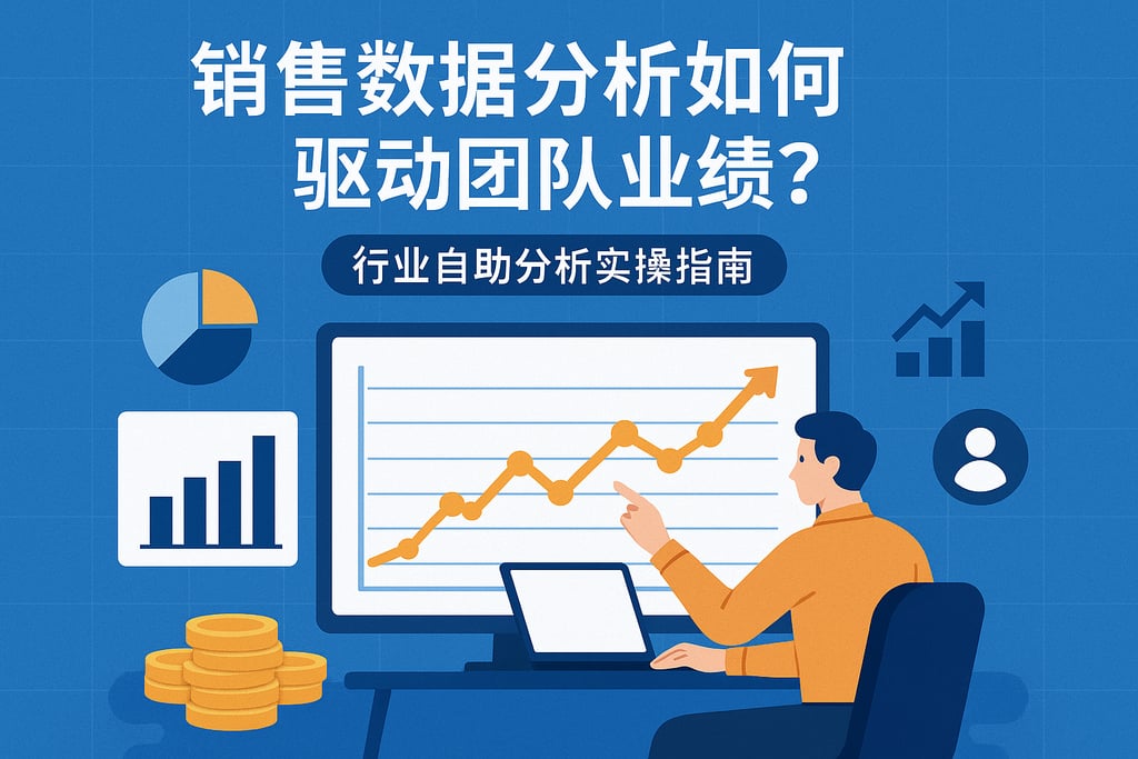 销售数据分析如何驱动团队业绩？行业自助分析实操指南