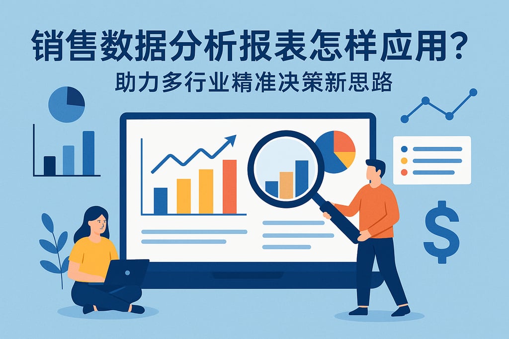销售数据分析报表怎样应用？助力多行业精准决策新思路
