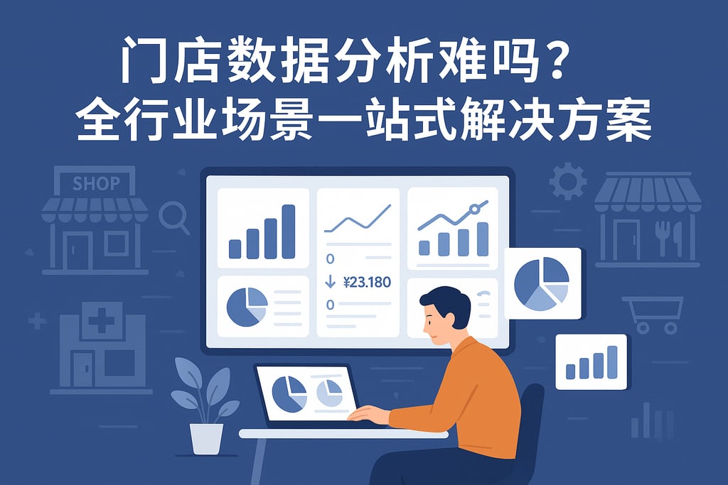 门店数据分析难吗？全行业场景一站式解决方案