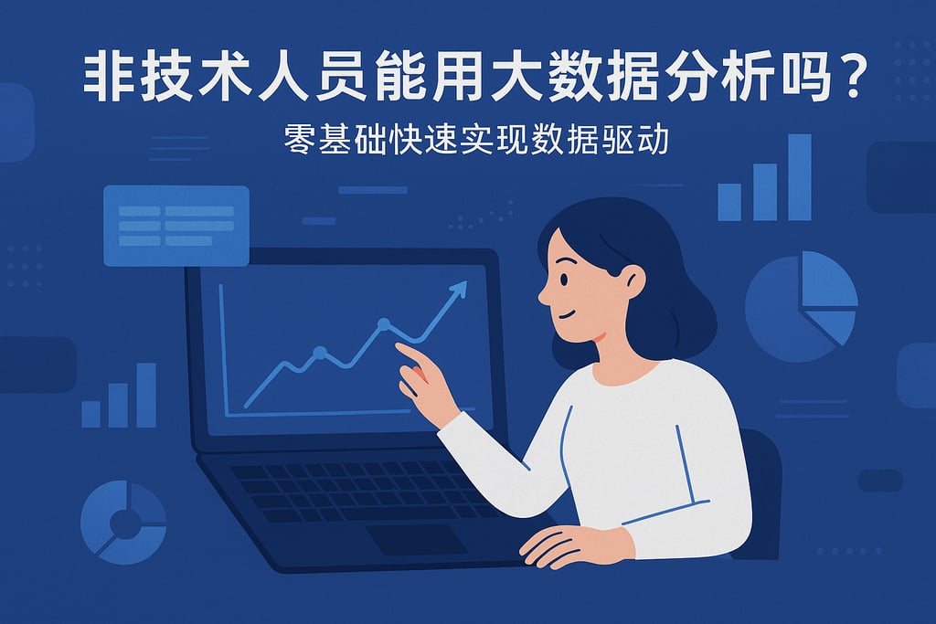非技术人员能用大数据分析吗？零基础快速实现数据驱动