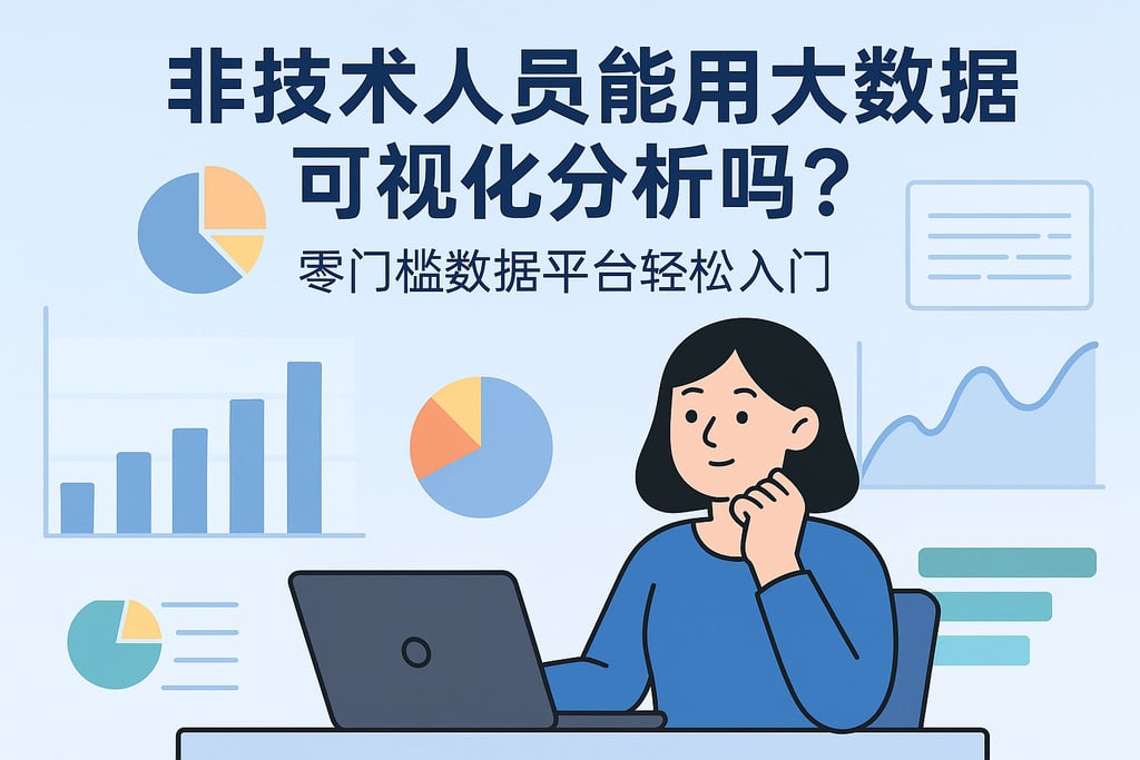 非技术人员能用大数据可视化分析吗？零门槛数据平台轻松入门