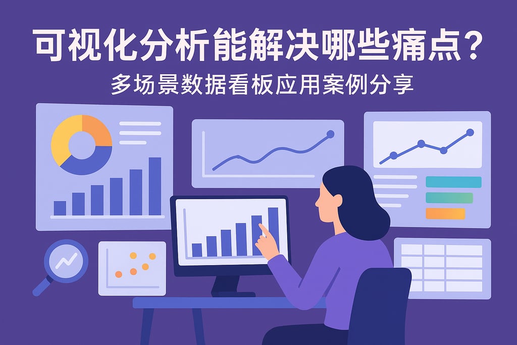 可视化分析能解决哪些痛点？多场景数据看板应用案例分享