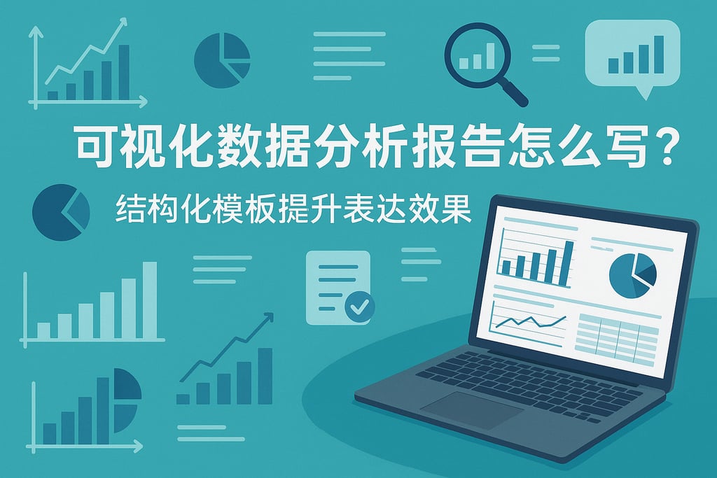 可视化数据分析报告怎么写？结构化模板提升表达效果