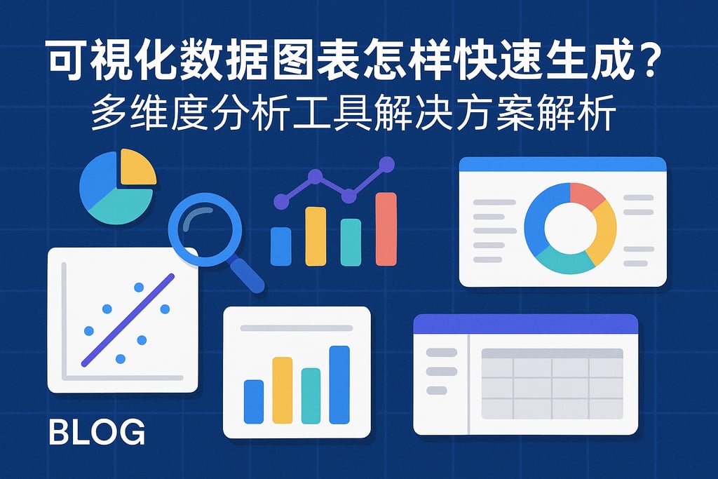 可视化数据图表怎样快速生成？多维度分析工具解决方案解析