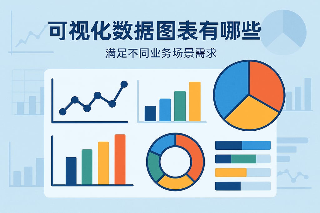 可视化数据图表有哪些类型？满足不同业务场景需求