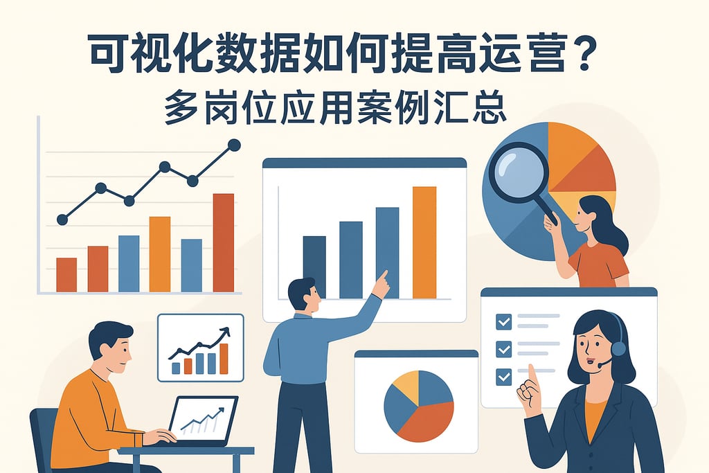 可视化数据如何提高运营？多岗位应用案例汇总