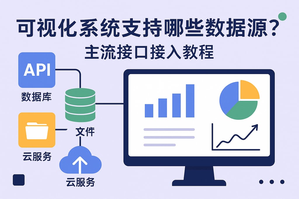 可视化系统支持哪些数据源？主流接口接入教程
