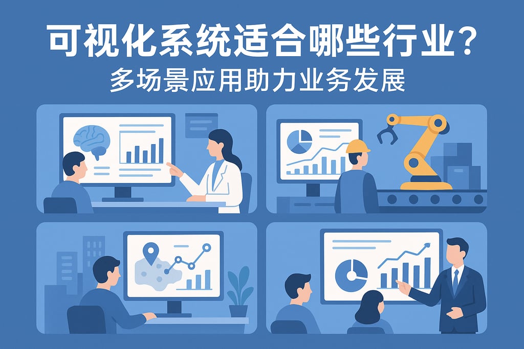 可视化系统适合哪些行业？多场景应用助力业务发展