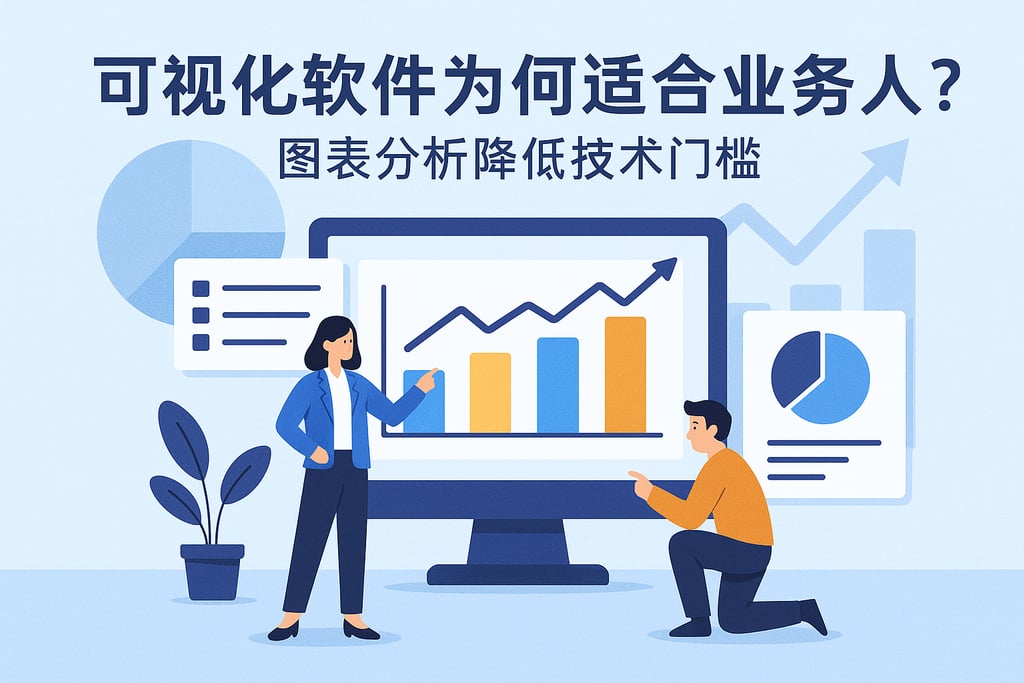 可视化软件为何适合业务人员？图表分析降低技术门槛