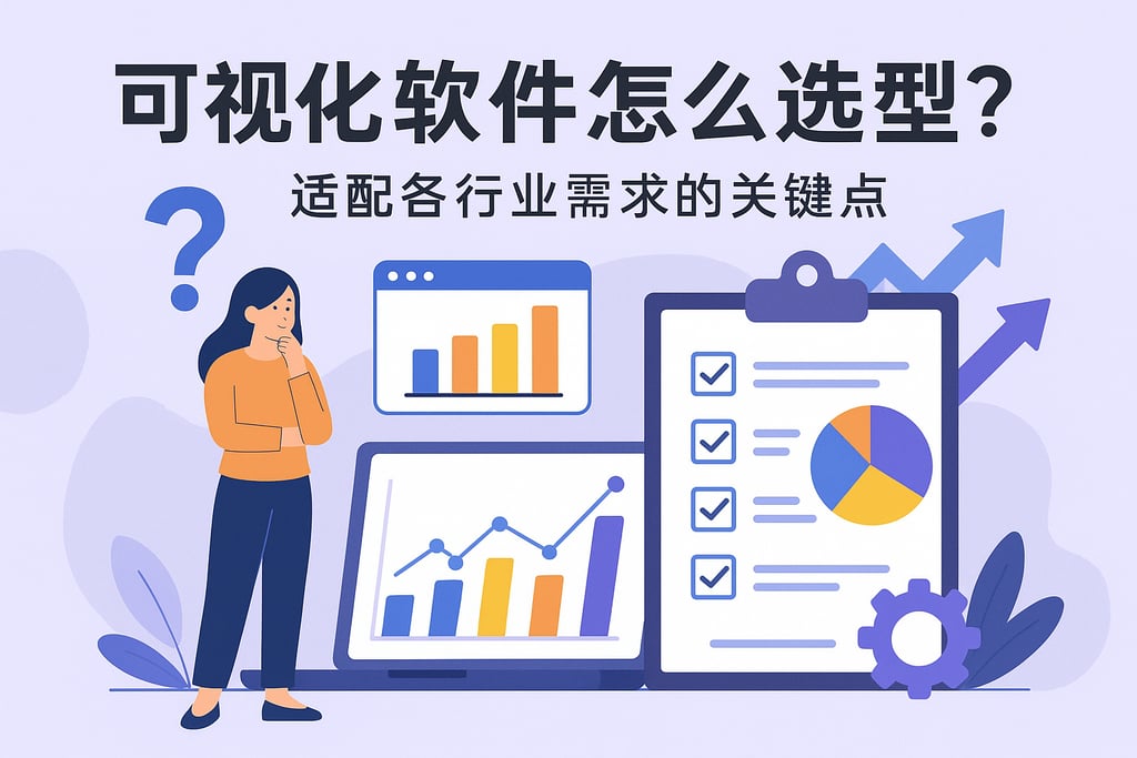可视化软件怎么选型？适配各行业需求的关键点