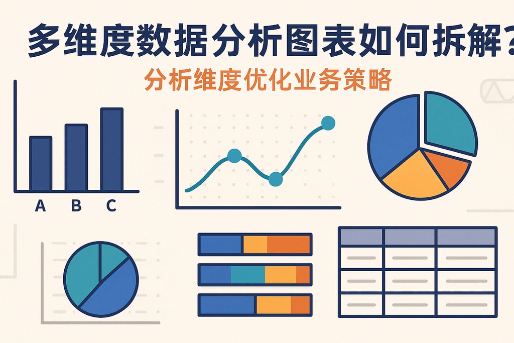 多维度数据分析图表如何拆解？分析维度优化业务策略