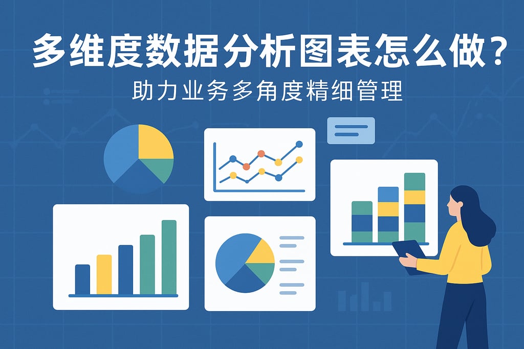 多维度数据分析图表怎么做？助力业务多角度精细管理