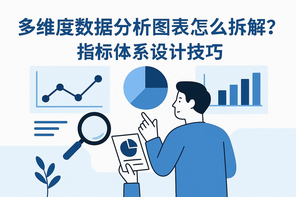 多维度数据分析图表怎么拆解？指标体系设计技巧