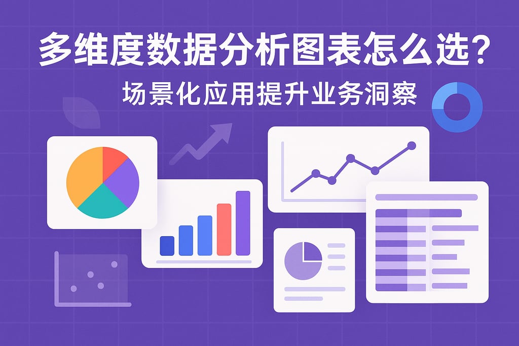 多维度数据分析图表怎么选？场景化应用提升业务洞察