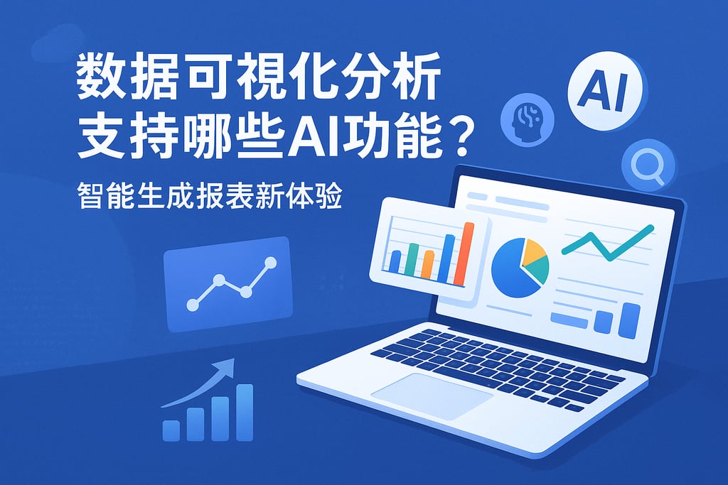 数据可视化分析支持哪些AI功能？智能生成报表新体验