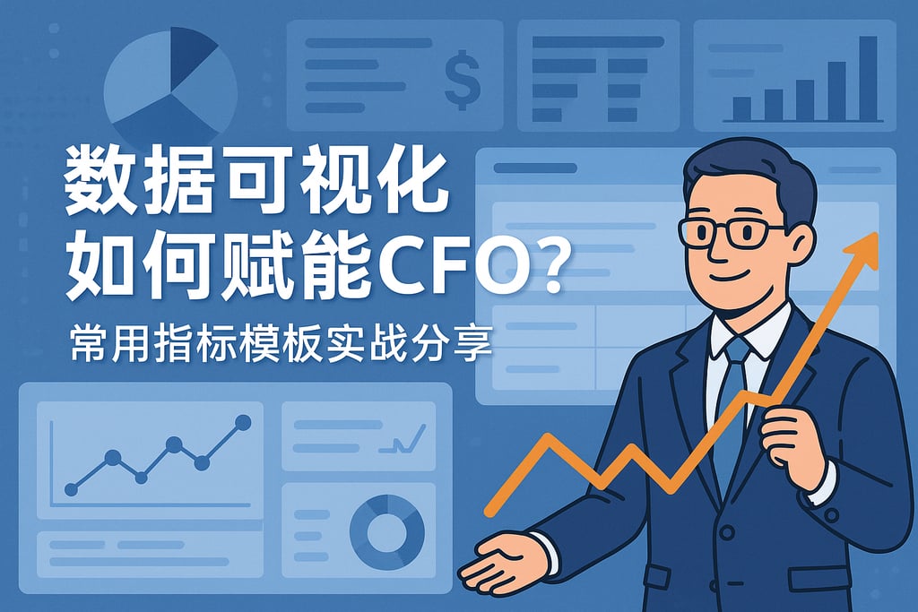 数据可视化如何赋能CFO？常用指标模板实战分享