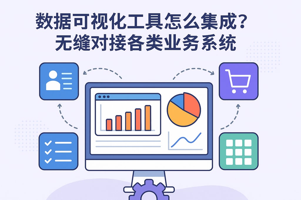 数据可视化工具怎么集成？无缝对接各类业务系统