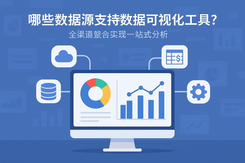 数据可视化工具支持哪些数据源？全渠道整合实现一站式分析