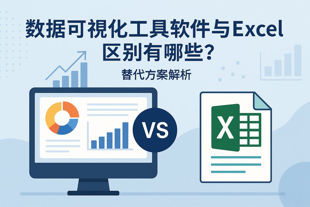 数据可视化工具软件与Excel区别有哪些？替代方案解析