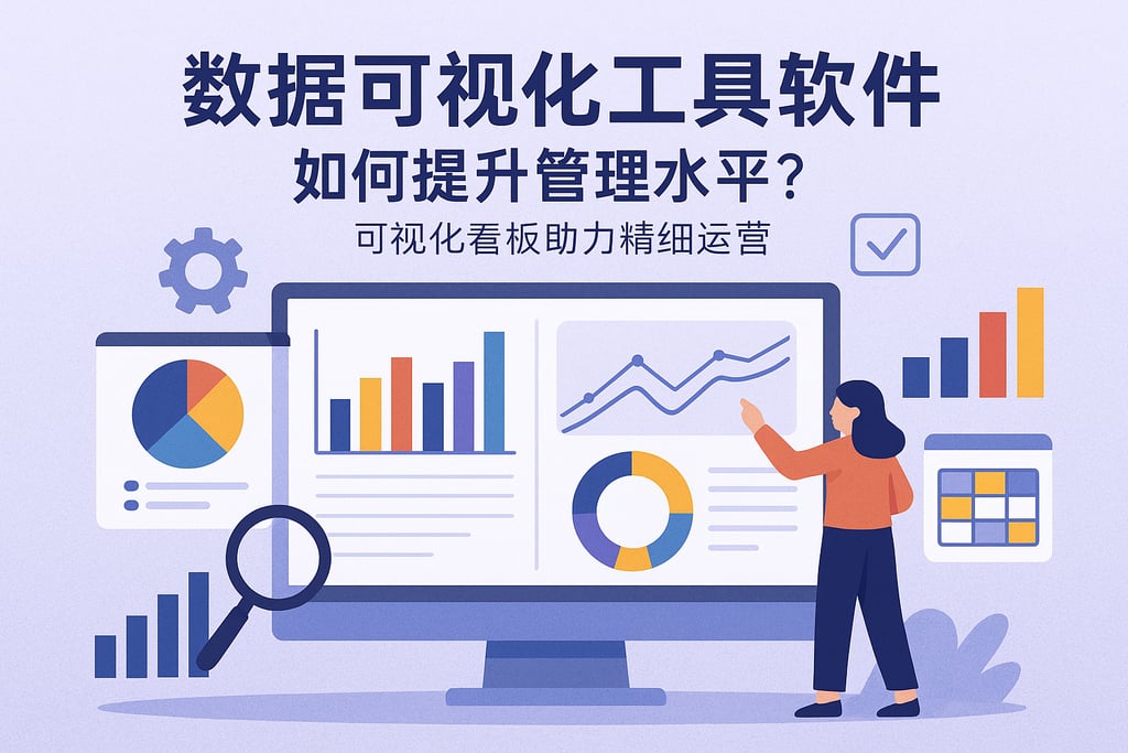 数据可视化工具软件如何提升管理水平？可视化看板助力精细运营