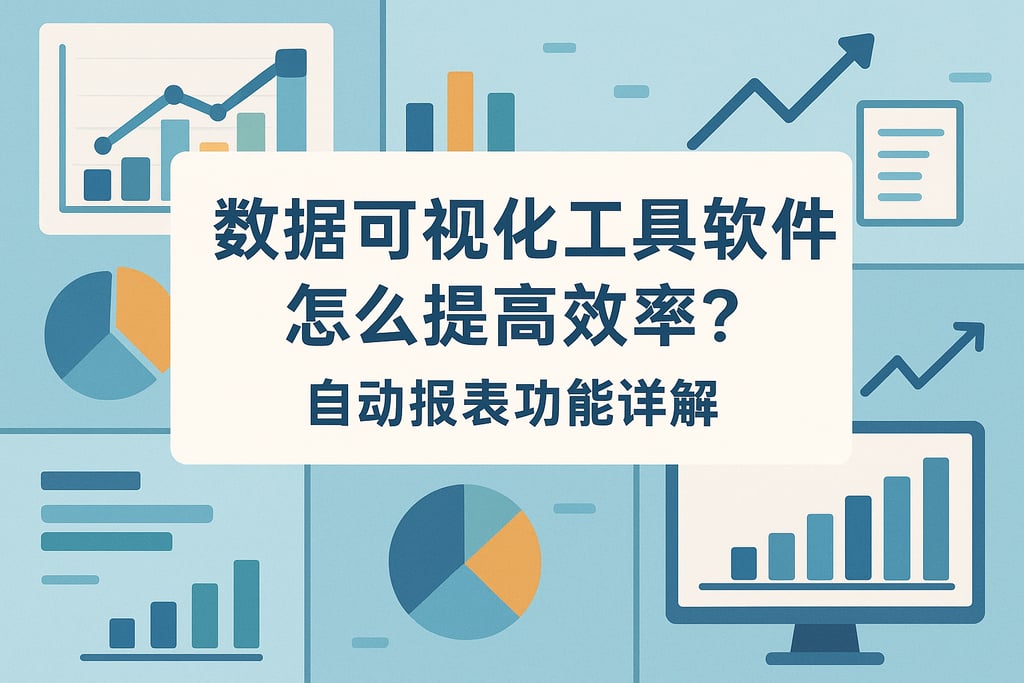 数据可视化工具软件怎么提高效率？自动报表功能详解