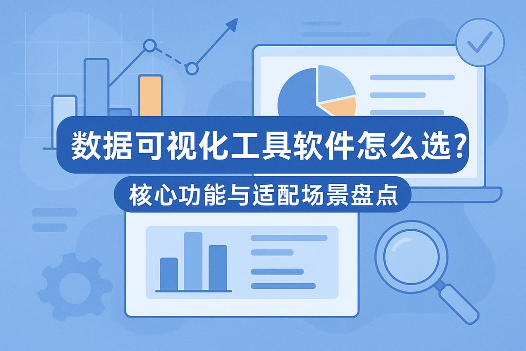 数据可视化工具软件怎么选？核心功能与适配场景盘点