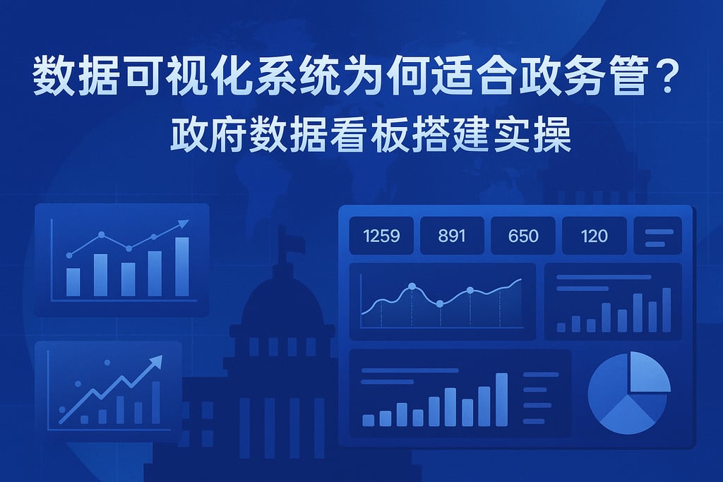 数据可视化系统为何适合政务管理？政府数据看板搭建实操