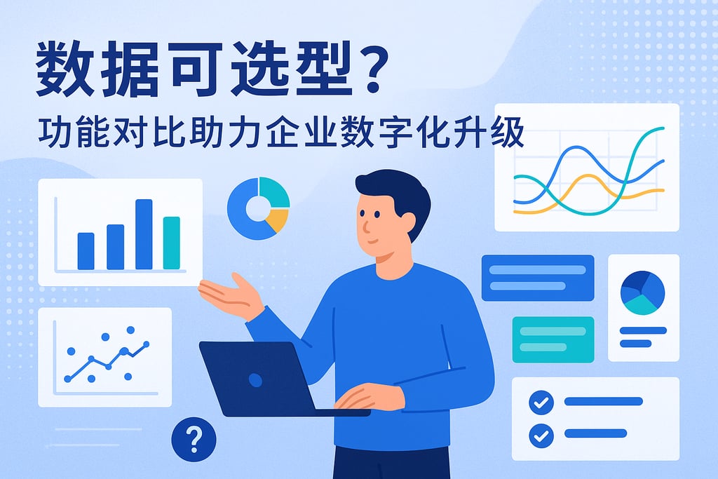 数据可视化软件如何选型？功能对比助力企业数字化升级