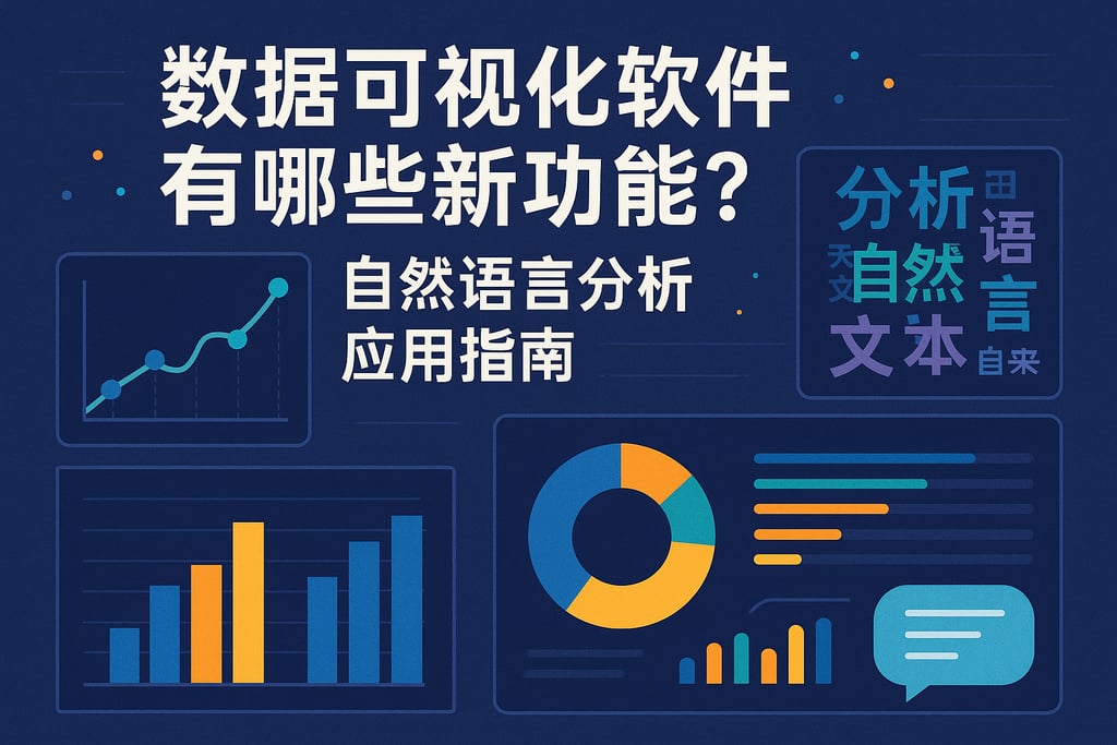 数据可视化软件有哪些新功能？自然语言分析应用指南