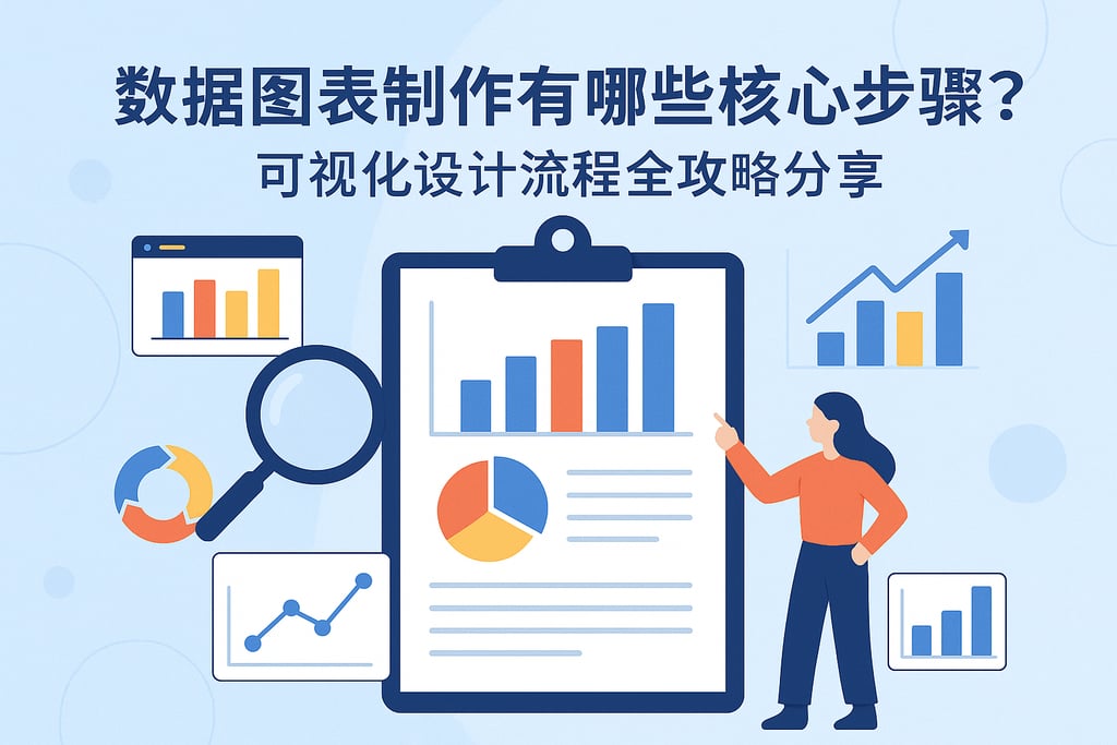 数据图表制作有哪些核心步骤？可视化设计流程全攻略分享