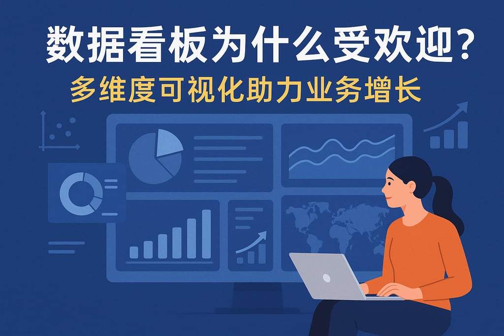 数据看板为什么受欢迎？多维度可视化助力业务增长
