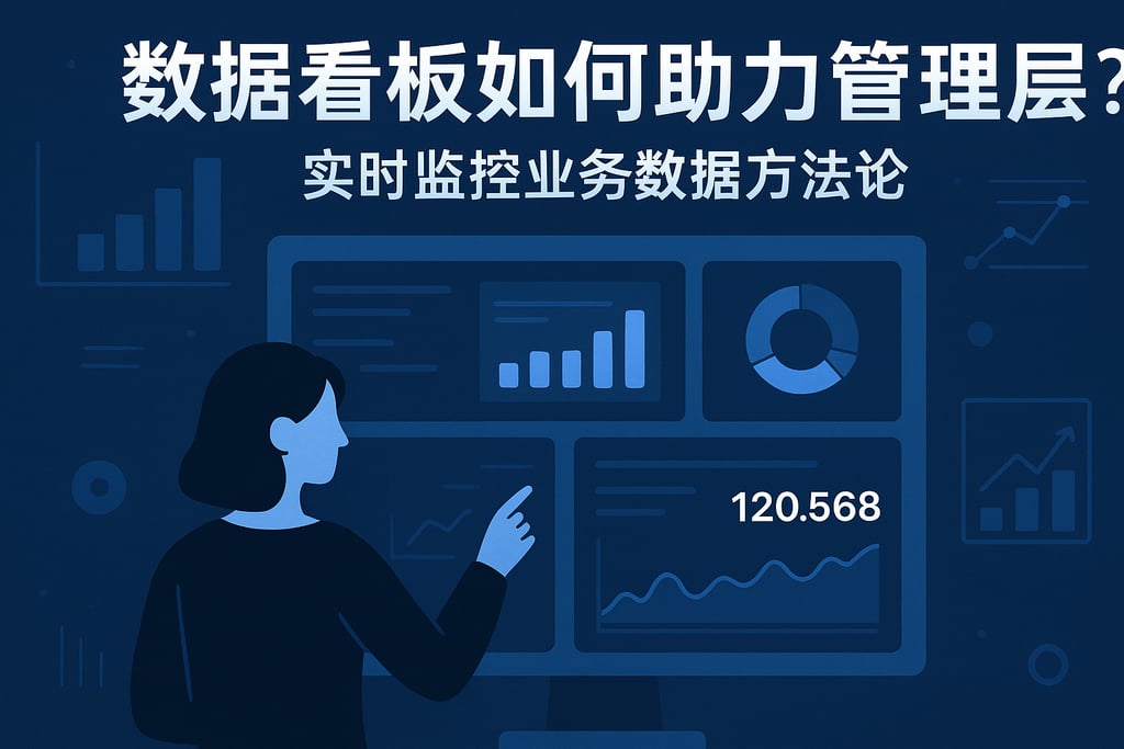 数据看板如何助力管理层？实时监控业务数据方法论