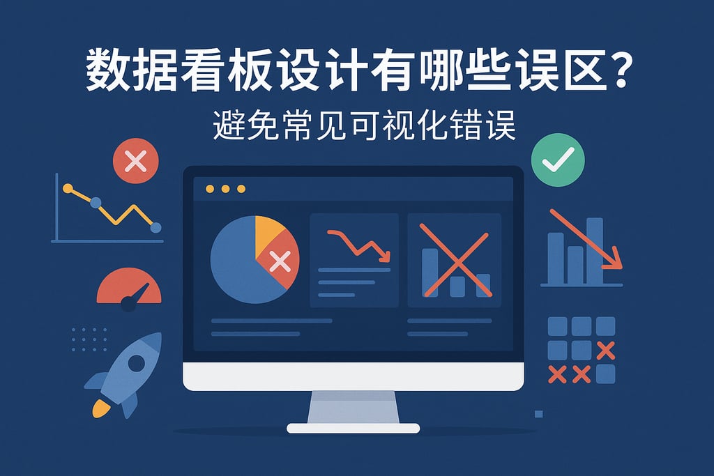 数据看板设计有哪些误区？避免常见可视化错误