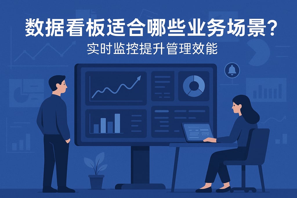 数据看板适合哪些业务场景？实时监控提升管理效能