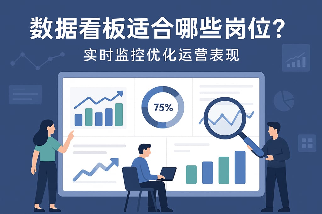 数据看板适合哪些岗位？实时监控优化运营表现