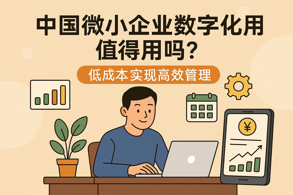 中国微小企业数字化工具值得用吗？低成本实现高效管理