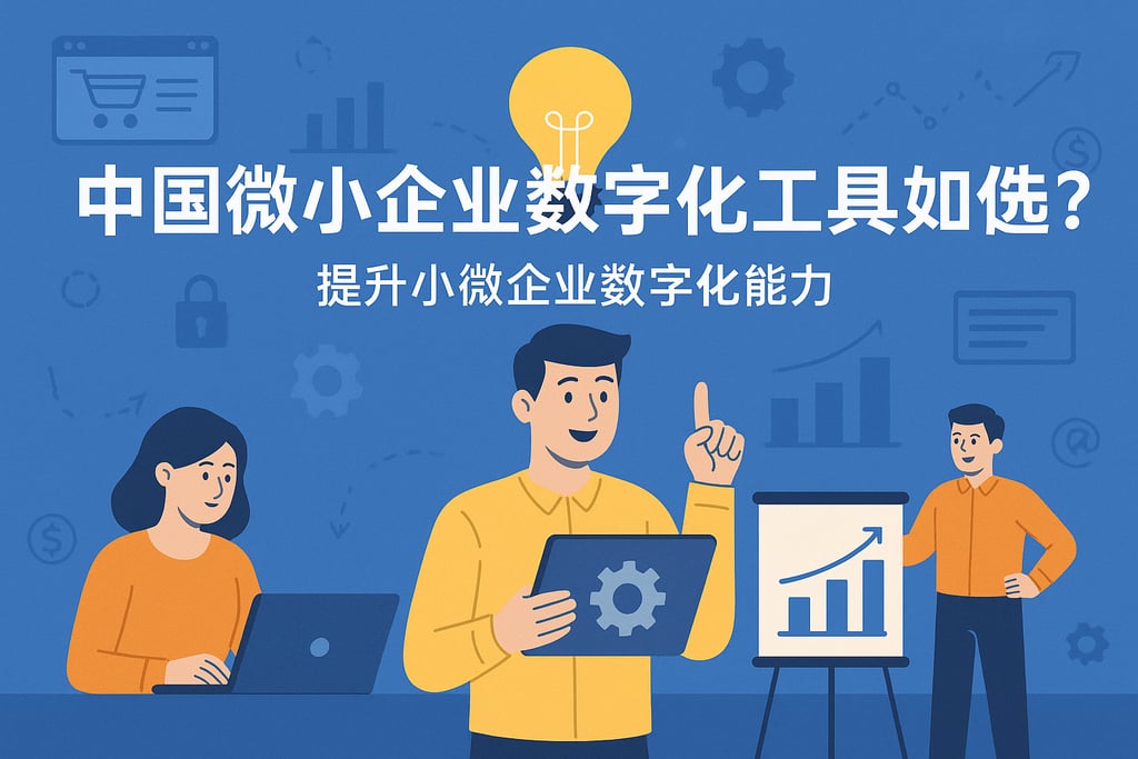 中国微小企业数字化工具如何选？提升小微企业数字化能力