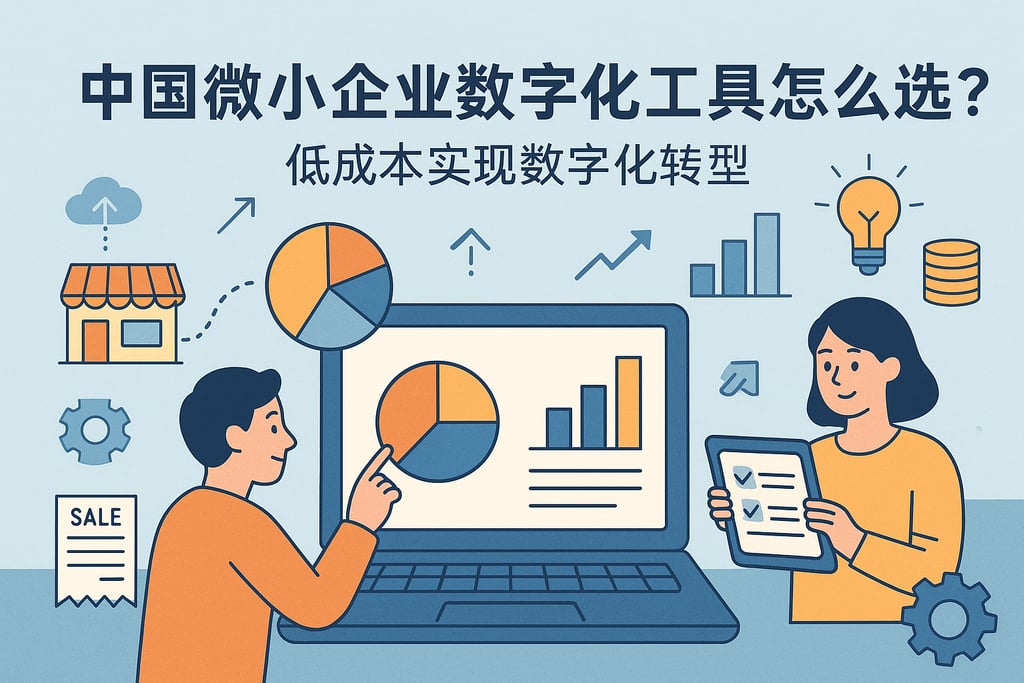 中国微小企业数字化工具怎么选？低成本实现数字化转型