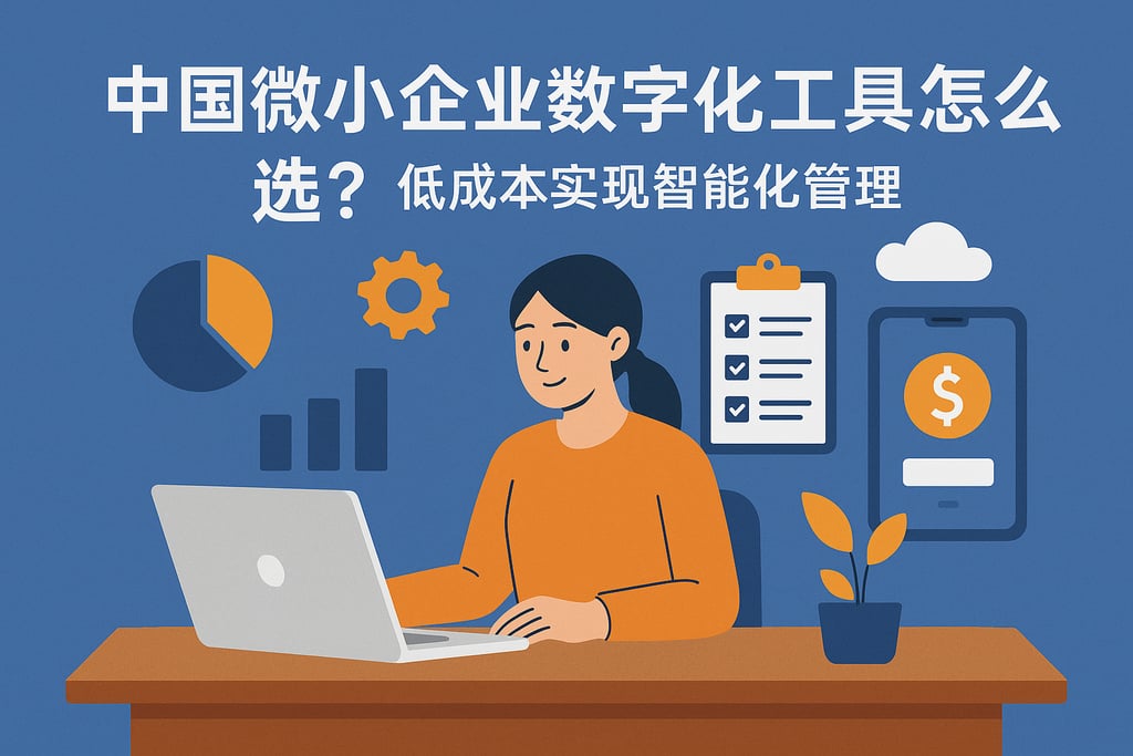 中国微小企业数字化工具怎么选？低成本实现智能化管理