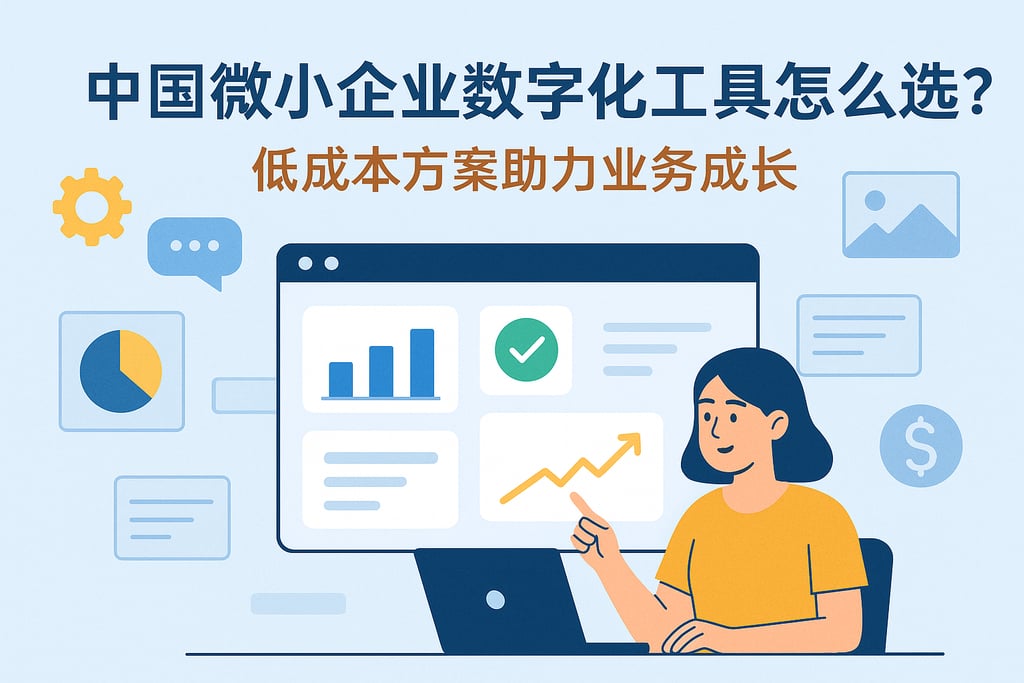 中国微小企业数字化工具怎么选？低成本方案助力业务成长