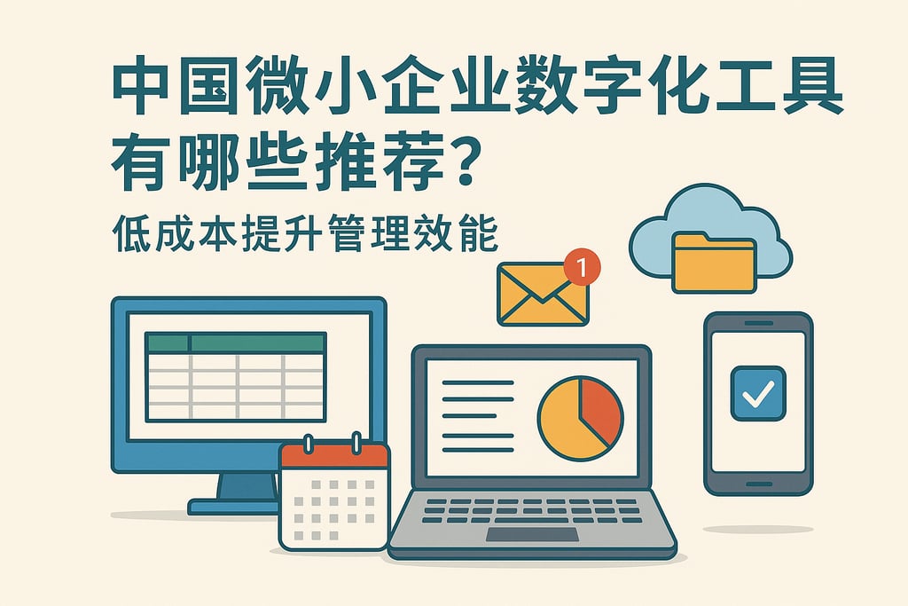 中国微小企业数字化工具有哪些推荐？低成本提升管理效能