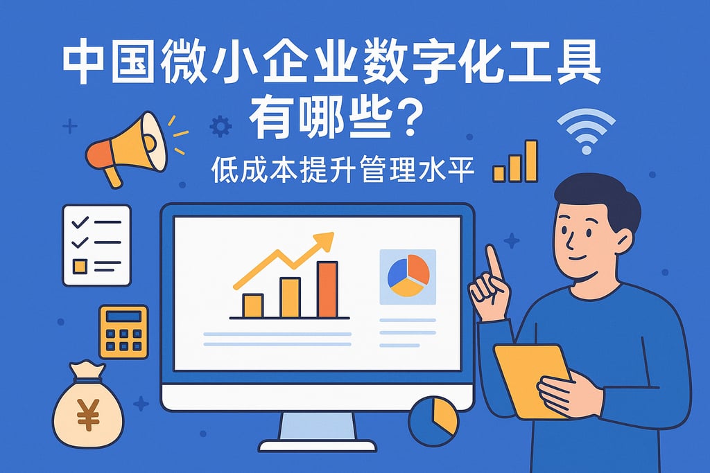 中国微小企业数字化工具有哪些？低成本提升管理水平
