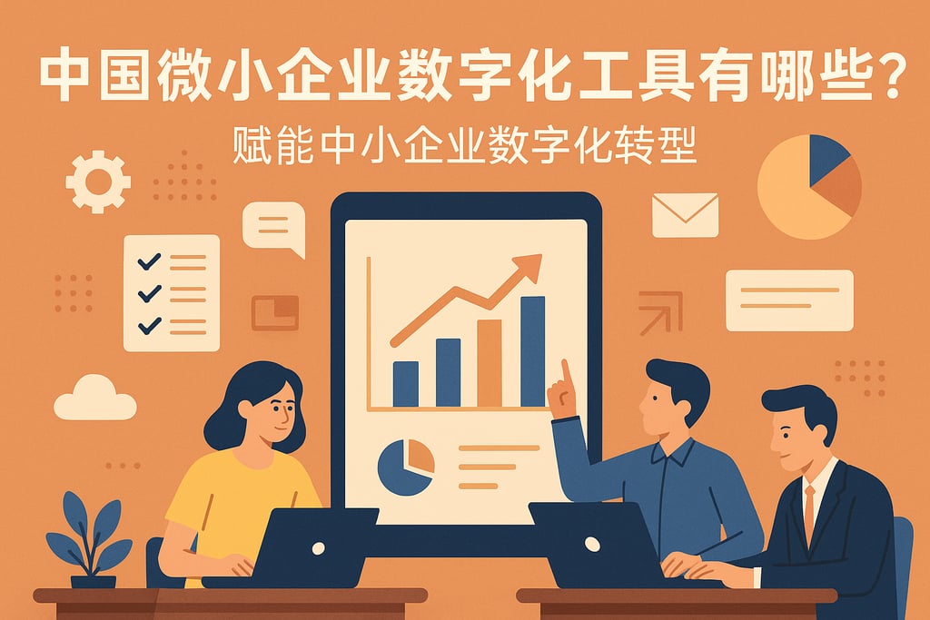 中国微小企业数字化工具有哪些？赋能中小企业数字化转型