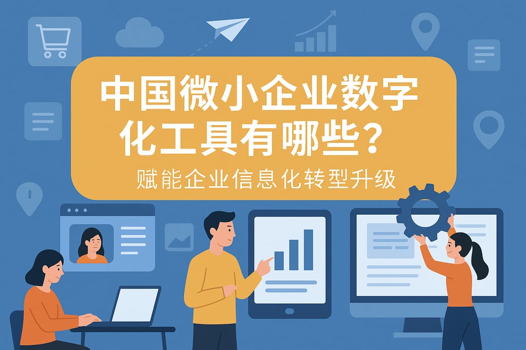 中国微小企业数字化工具有哪些？赋能企业信息化转型升级