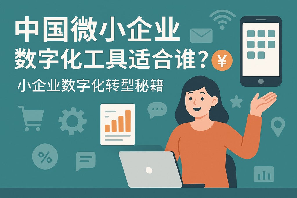 中国微小企业数字化工具适合谁？小企业数字化转型秘籍