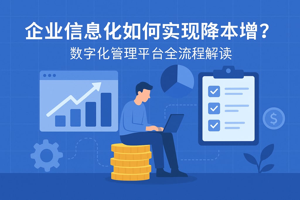 企业信息化如何实现降本增效？数字化管理平台全流程解读