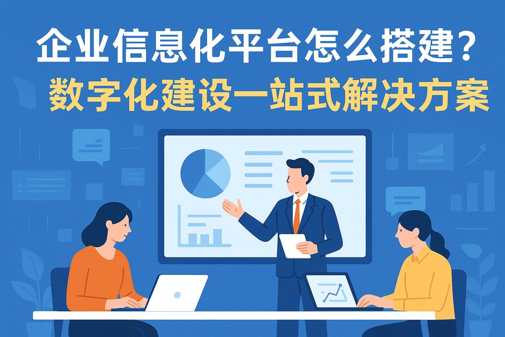 企业信息化平台怎么搭建？数字化建设一站式解决方案
