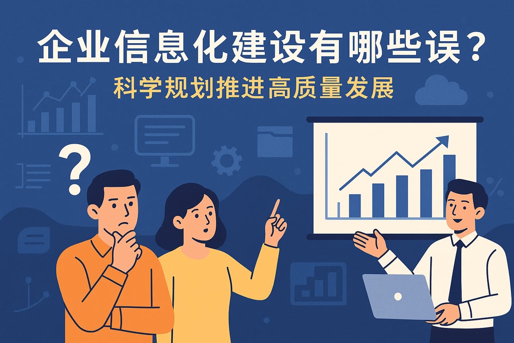 企业信息化建设有哪些误区？科学规划推动高质量发展