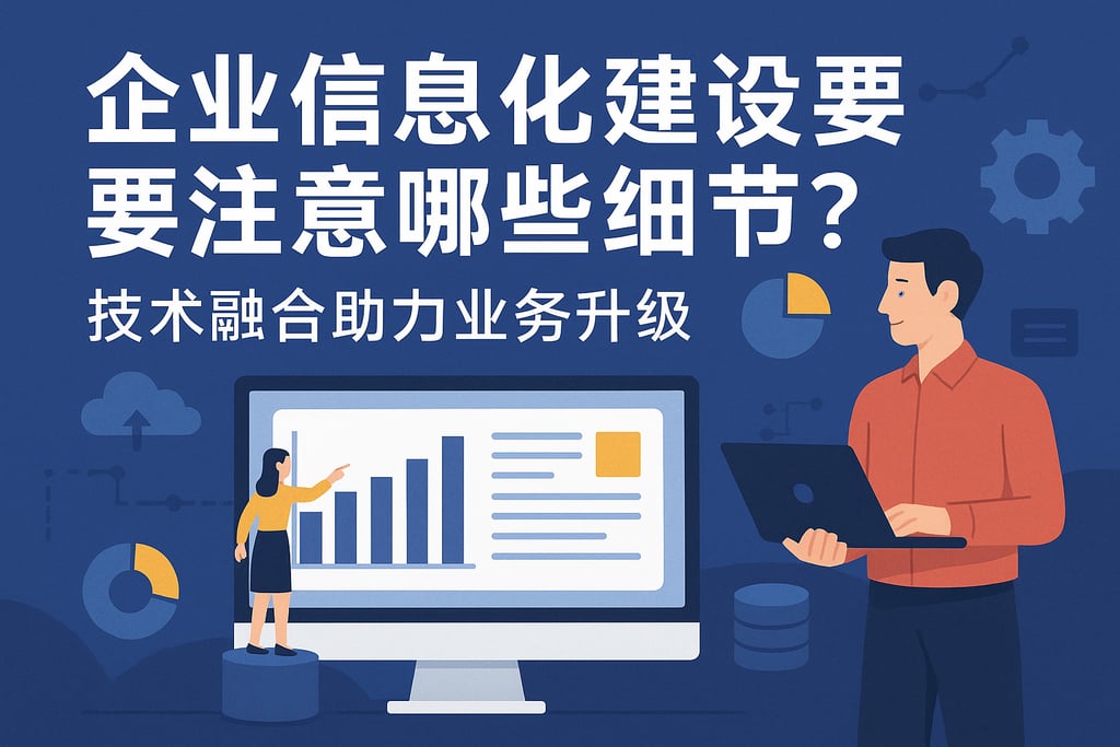 企业信息化建设要注意哪些细节？技术融合助力业务升级