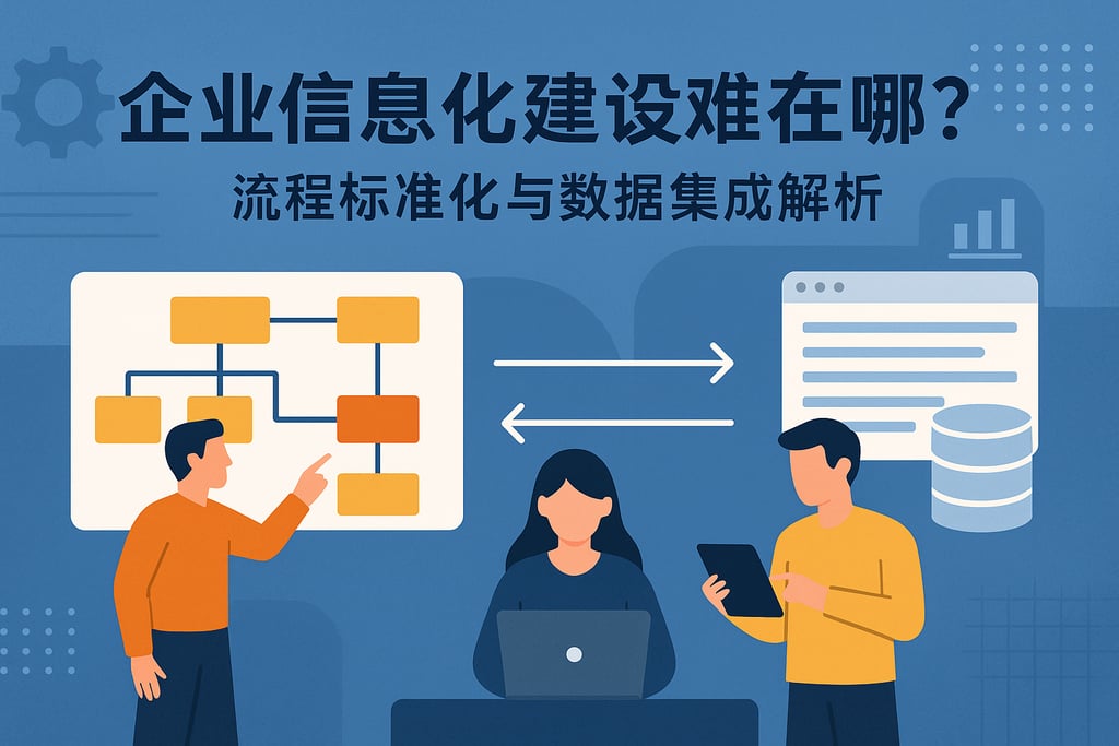 企业信息化建设难在哪？流程标准化与数据集成解析
